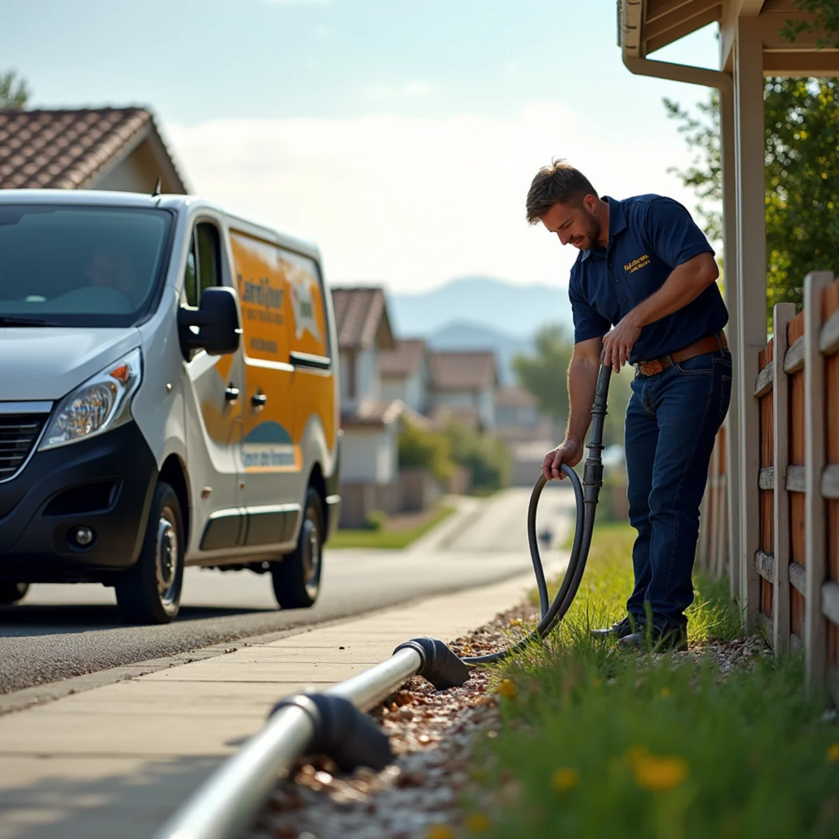 Water damage restoration crew at a home in The Colonies community on the Upland–Rancho Cucamonga line