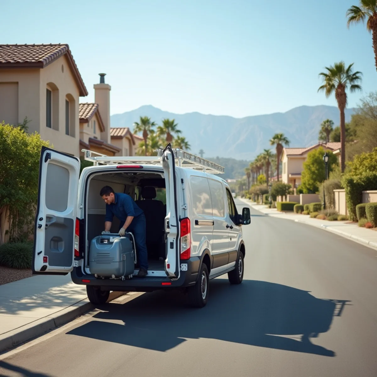 RC Water Pros service vehicle in the Inland Empire